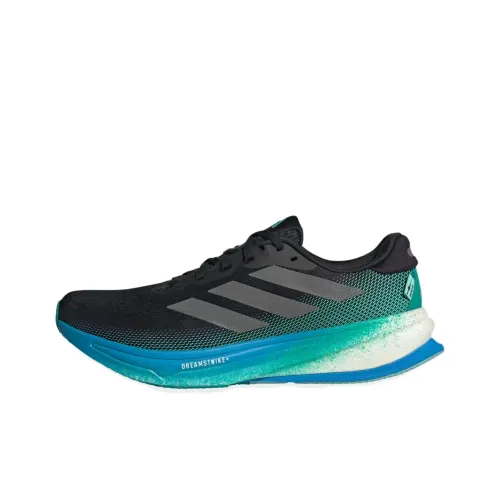 Adidas Supernova Rise 2 Anti Slip Wear Resistant Low Top Running Shoes Men's Black Green