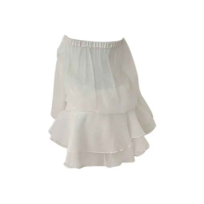 Icicofficial Long Sleeved Dresses Women's White-1