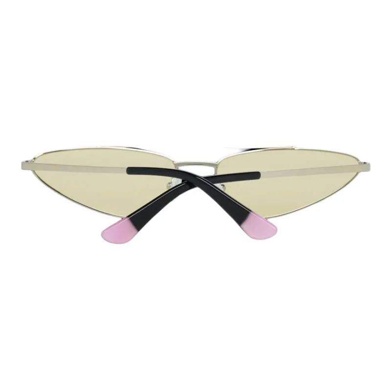 Victoria's Secret Metal Acetate Irregular Shape Sunglasses Women's Silver-2