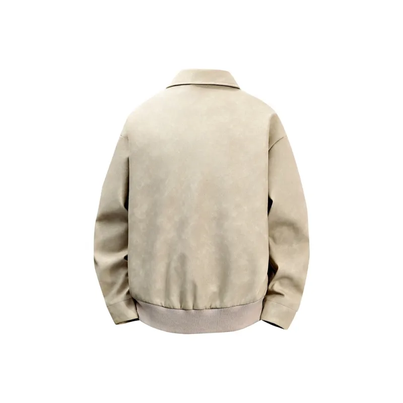 AKIN Leather Jacket Unisex Coffee-7