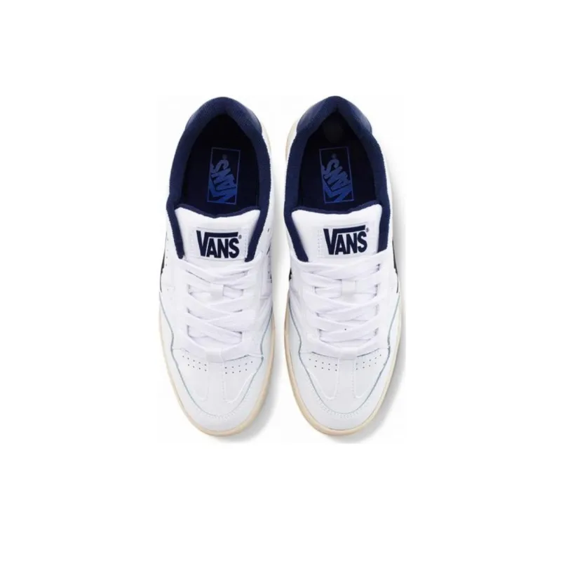 Vans Upland Anti Slip Wear Resistant Low Top Skateboard Shoes Unisex White-2