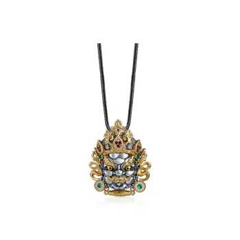 Three Blessings Of Happiness S925 Silver Necklaces Unisex