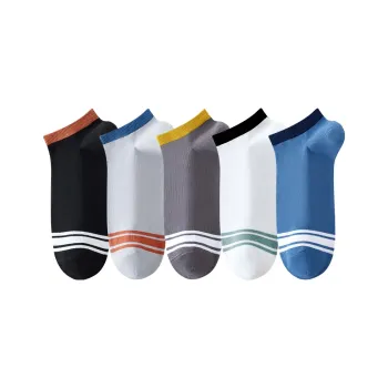 Caramella No Show Socks Men's 5 Pack