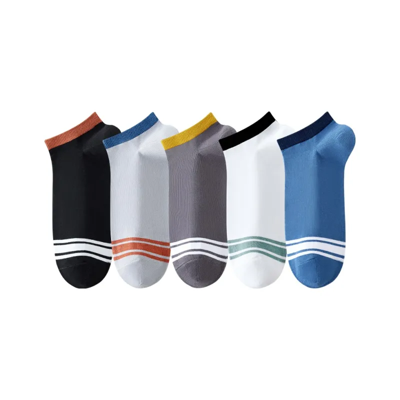 Caramella No Show Socks Men's 5 Pack-0
