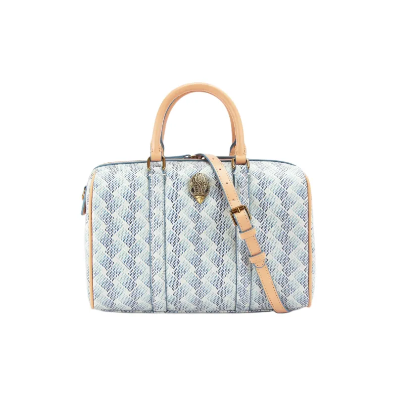 Kurt Geiger London Canvas Boston Bag One Shoulder Handbags Regular Women's Blue-0