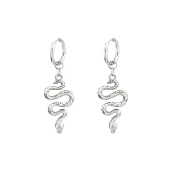 KING OF BLING Titanium Steel Earrings Women's