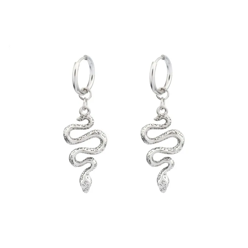 KING OF BLING Titanium Steel Earrings Women's-0