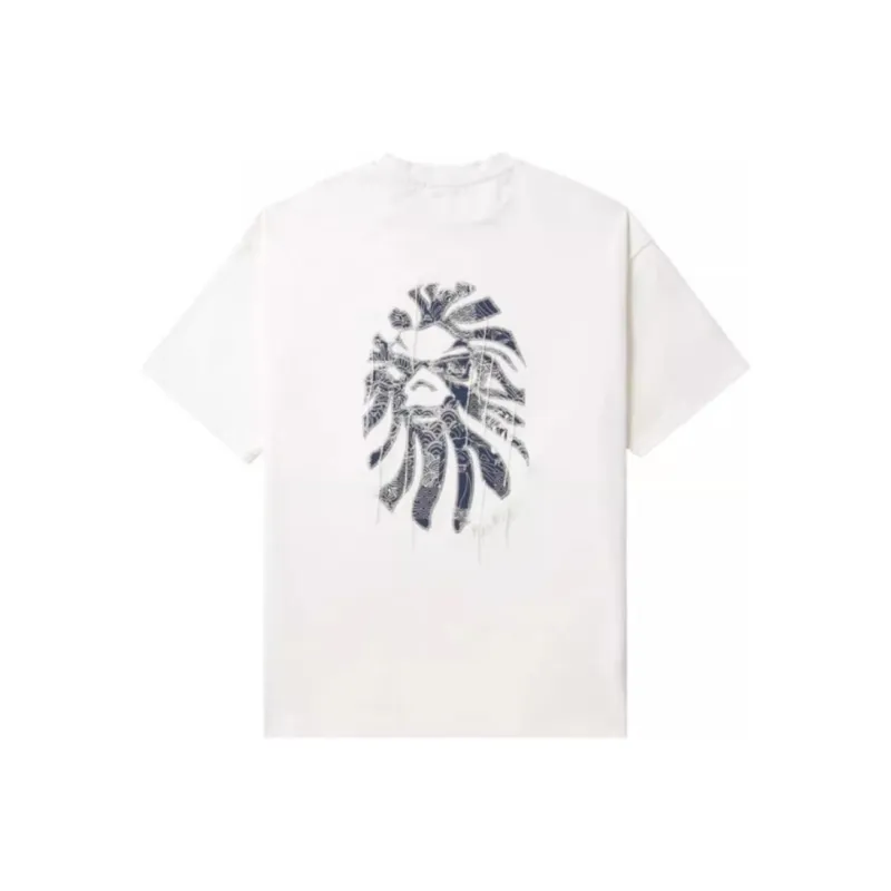 BAPE BLACK Paisley Ape Head Pocket Tee-1