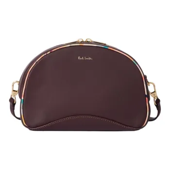 Paul Smith Genuine Leather Camera Bag, Shoulder Bag Women's Burgundy