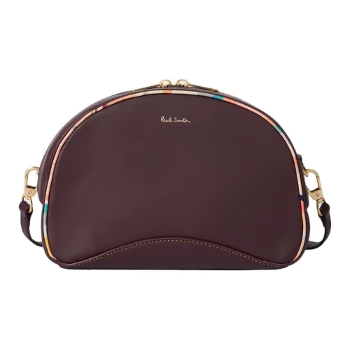 Paul Smith Genuine Leather Camera Bag, Shoulder Bag Women's Burgundy