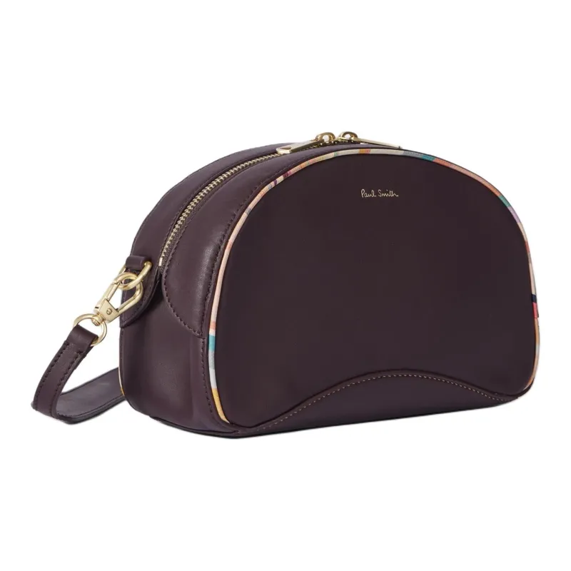 Paul Smith Genuine Leather Camera Bag, Shoulder Bag Women's Burgundy-1