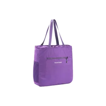 MONTBELL Nylon Tote Bag, Shopping Bag, Shoulder Bag Medium Size Unisex Purple