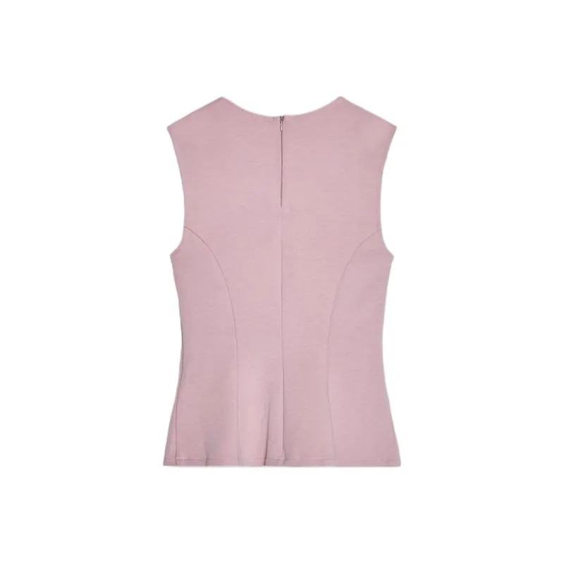 ZARA T Shirt Women's Earth Gray Pink-1