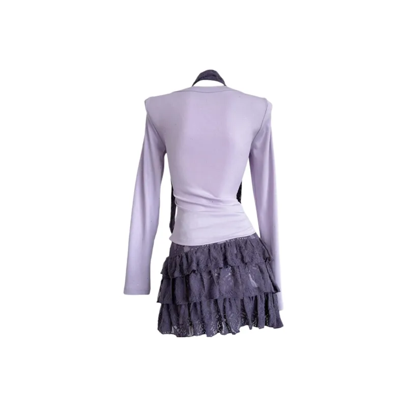 Nooidea Official Skirt Set Women's Purple-1