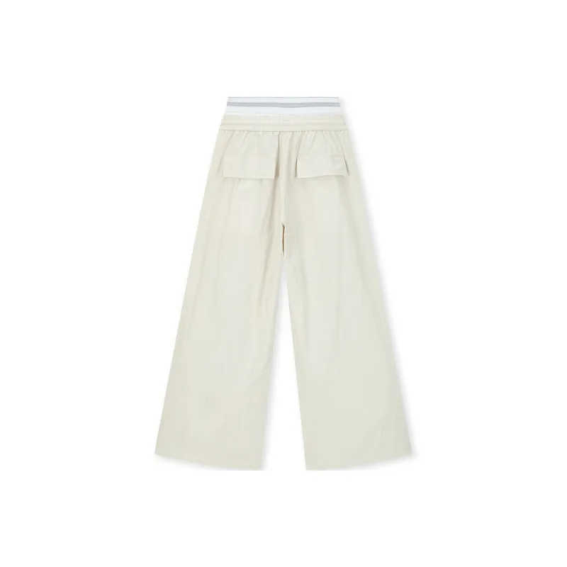 BONELESS Casual Pants Women's Beige Apricot-1