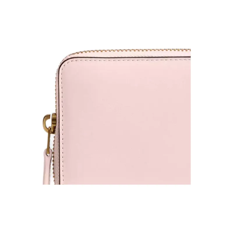 COACH Calfskin Wallet Small Size Women's Blush Pink-2