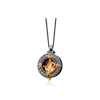 Three Blessings Of Happiness S925 Silver Necklaces Unisex