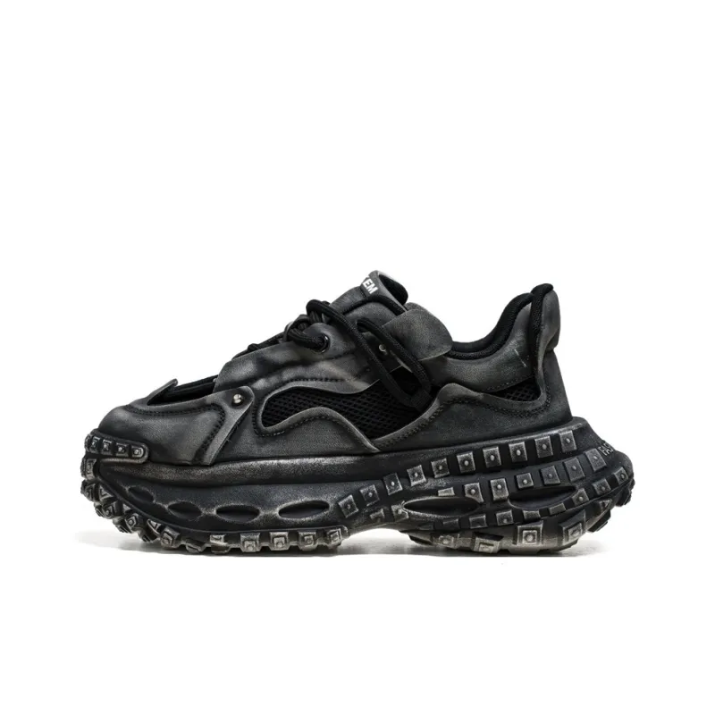 JKEM Anti Slip Wear Resistant Low Top Chunky Sneakers Men's-10