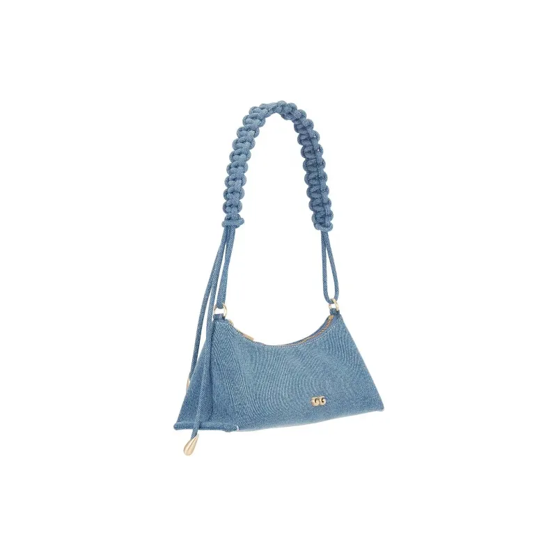 CULT GAIA Denim Shoulder Bag Women's Blue-1