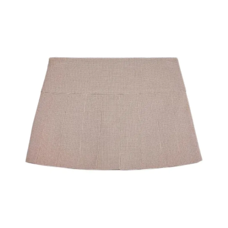 ZARA Casual Shorts Women's Earth Gray Pink-1