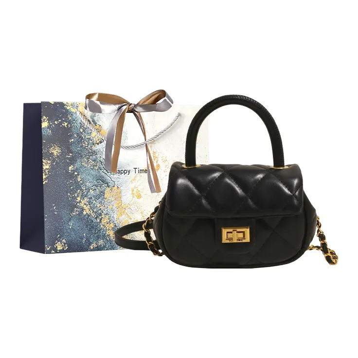 Iman's House PU Handbag Shoulder Bag Crossbody Bag Women's Ecru/Blue/Pink/Black-15