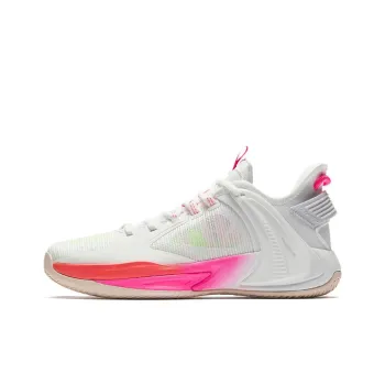 CHAOJIANTA Anti Slip Wear Resistant Mid Top Basketball Shoes Men's White Green