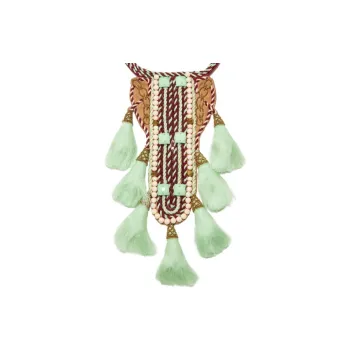 Johanna Ortiz Resin Silk Glass Necklaces Women's Green