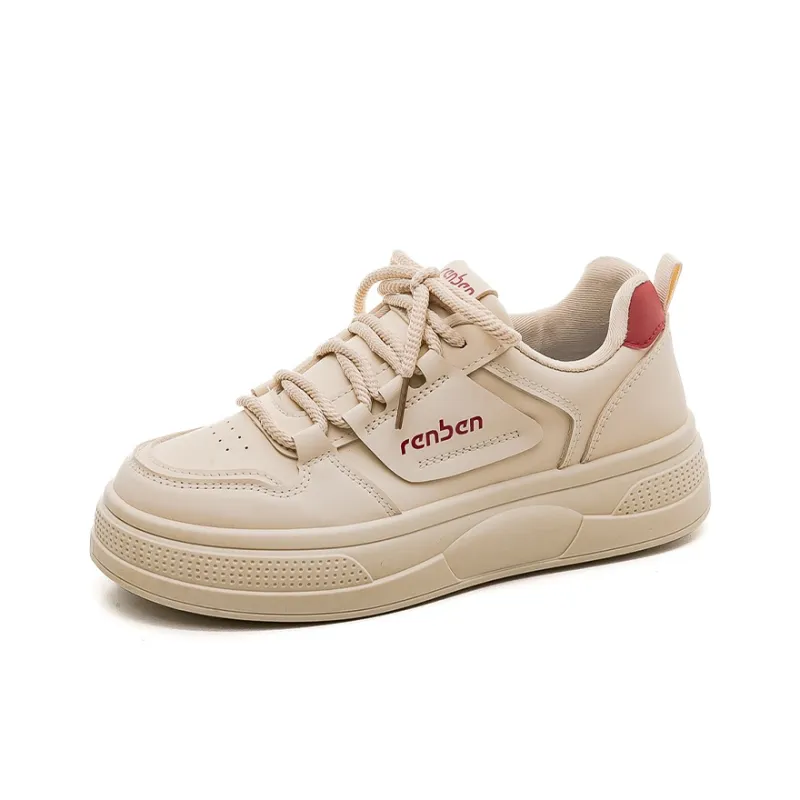 RENBEN Anti Slip And Wear Resistant Breathable Low Top Skateboard Shoes Women's-2