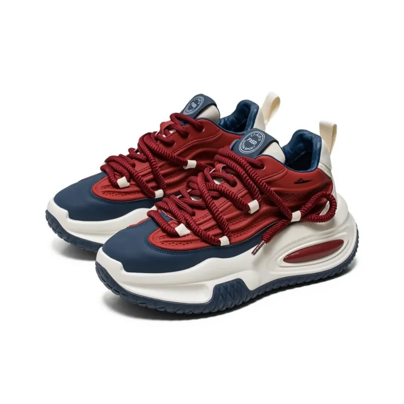 Kuding Cushioned Slip Resistant Abrasion Resistant Low Top Casual Shoes Men's-8