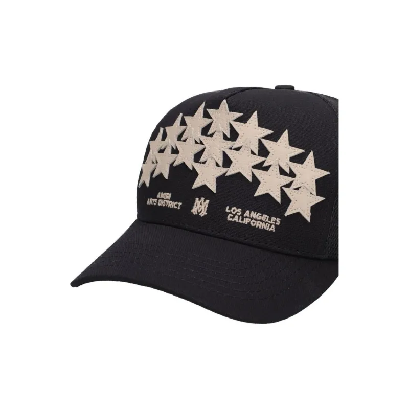 AMIRI Leather Star Trucker-4