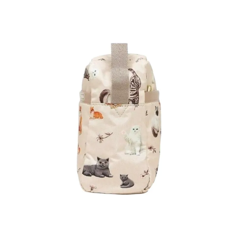 LeSportsac Print Shoulder Bag Small Size Women's Ecru-2