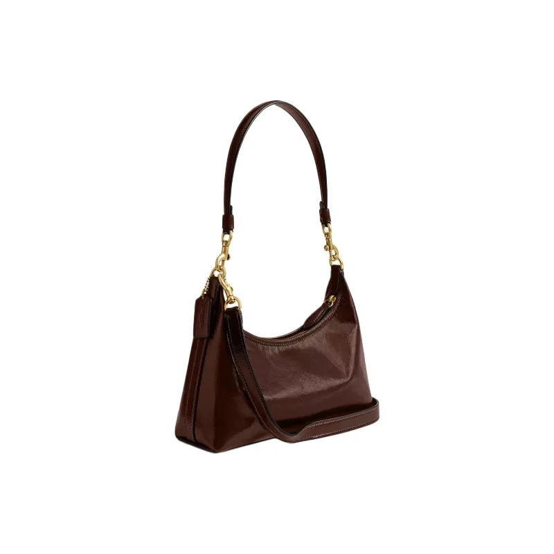 COACH Juliet Leather One Shoulder Handbag Tubas Women's Maple-1