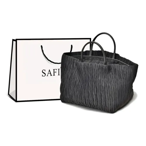 Safiya Fabric Shoulder Bag, Portable Crossbody Tote, Tote Bag, Shopping Bag, Bag Large Size Women's Gray/Pink