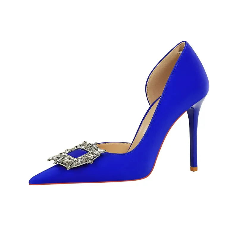 QITUMAUL Slim Heel High Heels Women's-13