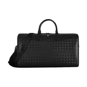 MONTBLANC Grain Cow Leather Mailbox Bag Travel Bag Handbag Shoulder Bag Men's Classic Black