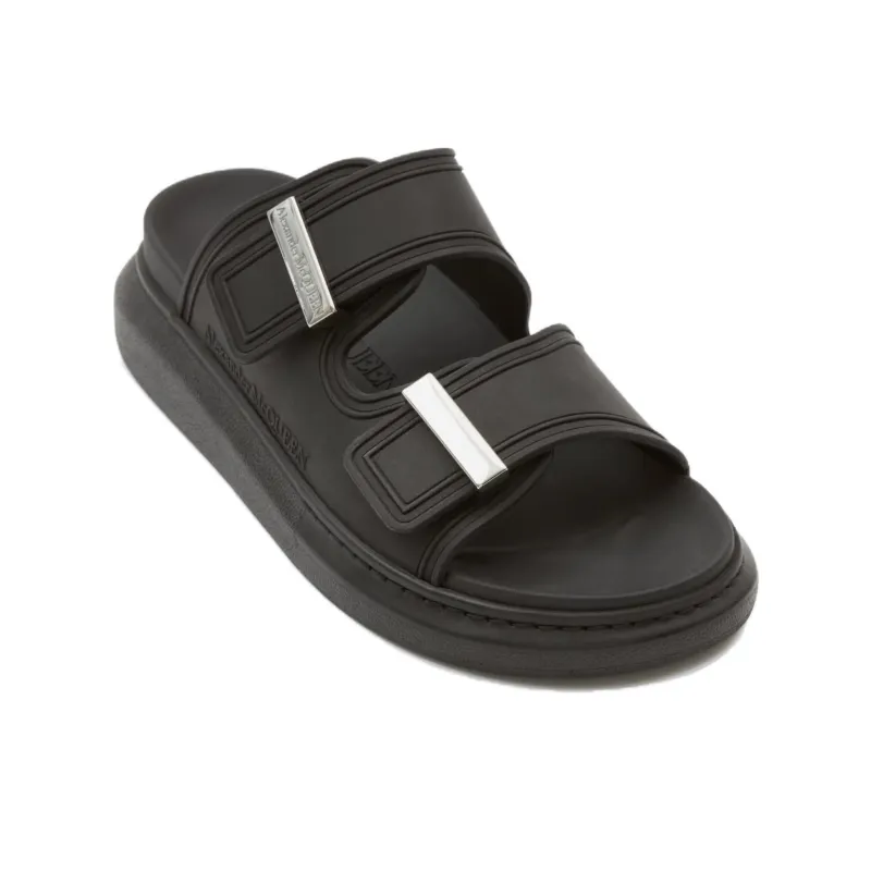 Alexander McQueen Hybrid Slip Resistant Slide Slippers Men's Black-2