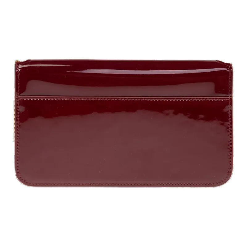 SAINT LAURENT Calfskin Shoulder Bag Crossbody Bag Women's Red-2