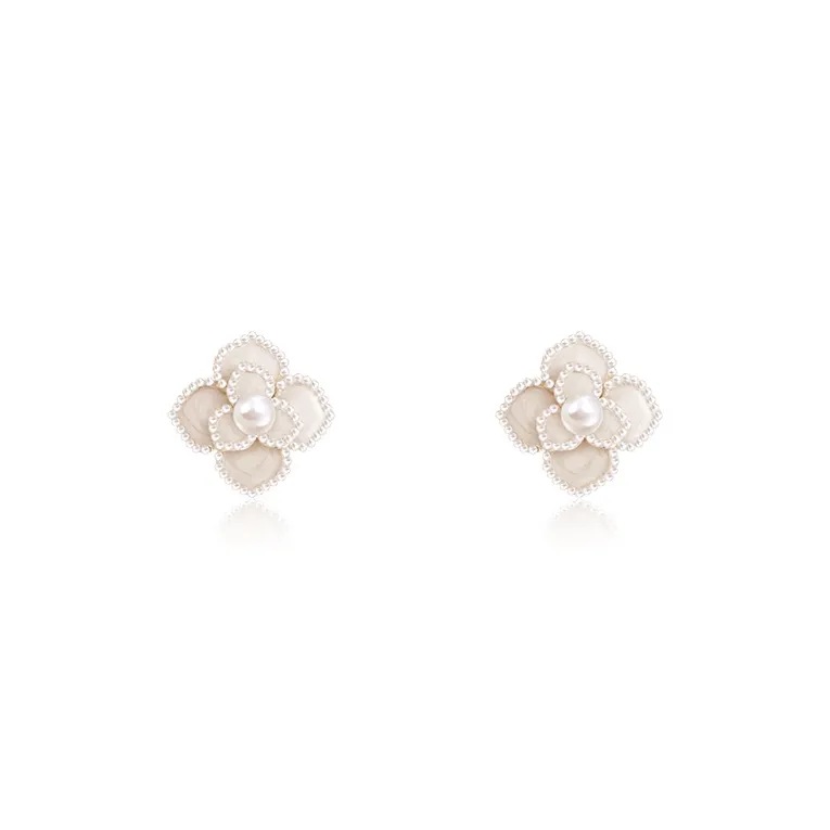 BHI Alloy Stud Earrings Women's-0