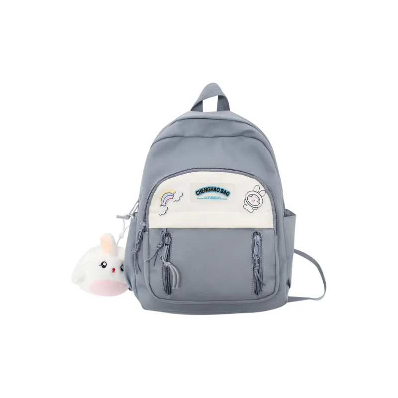 H YXIANG Nylon Backpack Regular Unisex Multicolor-1