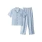 Celestial Blue Stripes