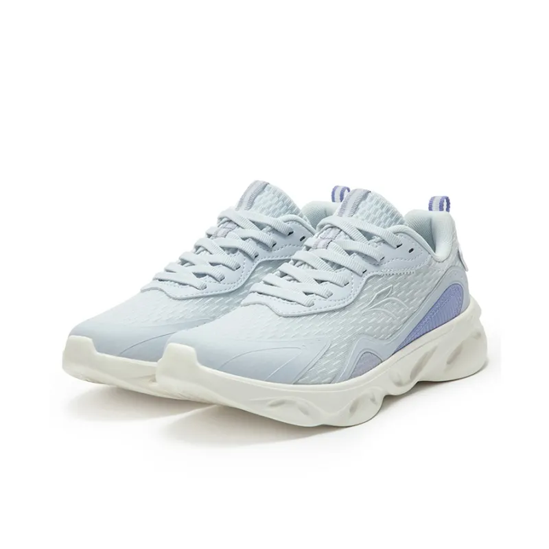 361° Anti Slip Wear Resistant Low Top Casual Running Shoes Women's Blue-2