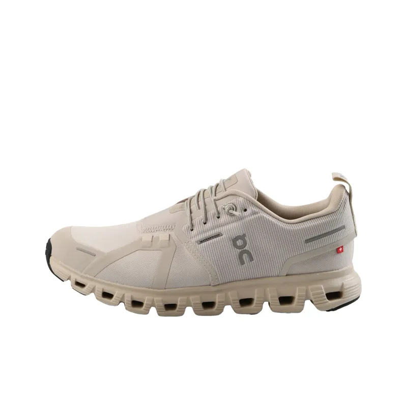 On Running Cloud 6 Waterproof Pearl Cream Women's-0