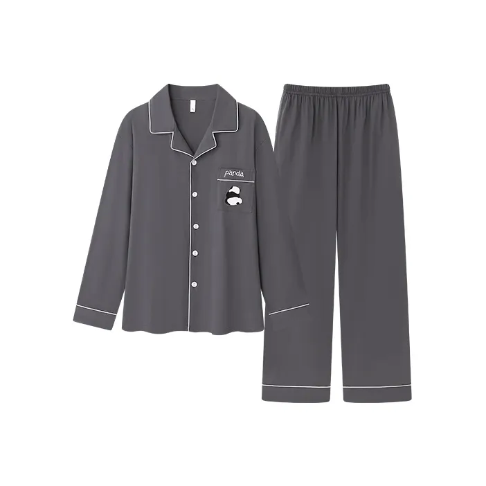 Cotton Gene Pajama Set Unisex Combo Set-0