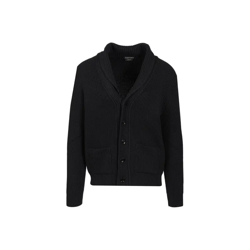 TOM FORD Shawl Collar Knitted Cardigan-0