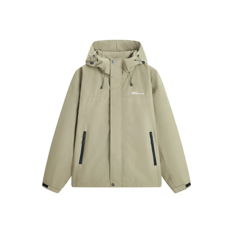 FAIRWHALE Trench Coats Unisex-4