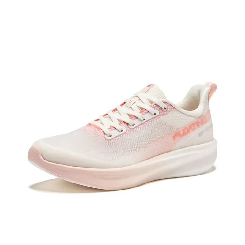 Erke Water Float 6 Cushioning, Breathable, Lightweight Low Top Training Running Shoes Women's Microcrystal White Powder-2