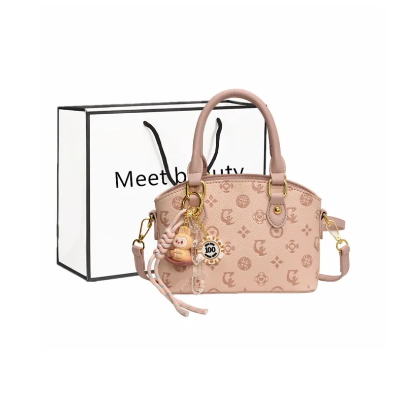 Fitchell PU Handbag Regular Women's White/Blue/Black/Pink-8