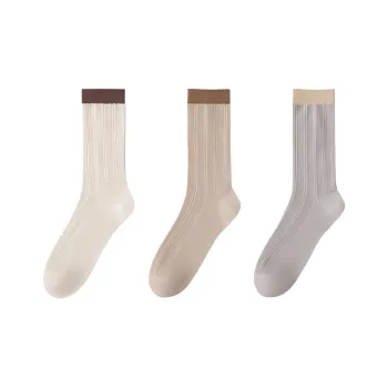 Temooues Mid Calf Socks Women's Combo Set
