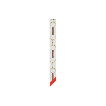 GUCCI Silk Scarves Women's White