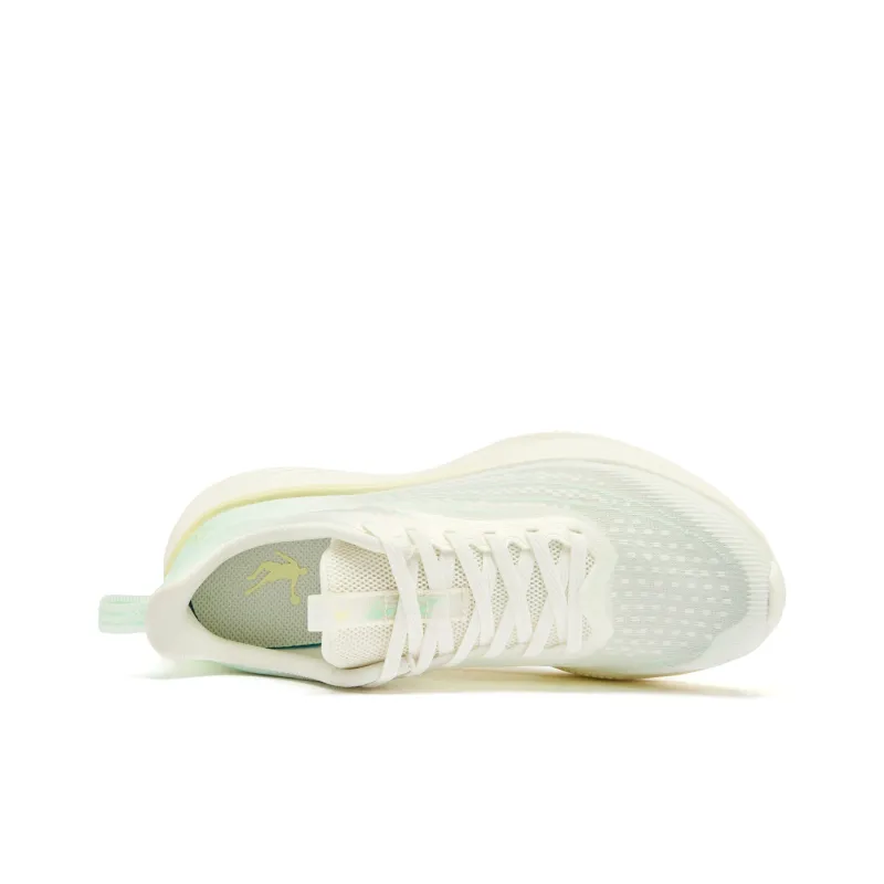 QIAODAN Cushioning, Slip Resistant, And Abrasion Resistant Low Top Casual Running Shoes Women's Green-3